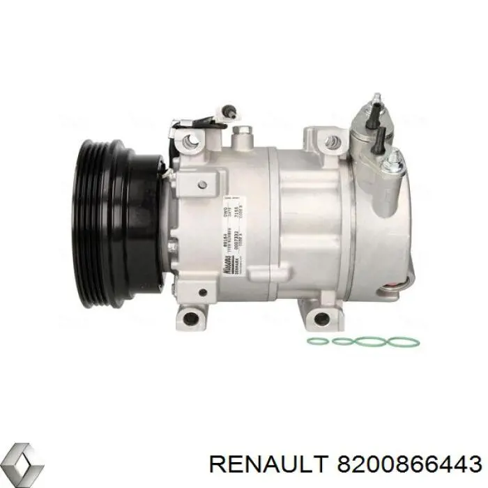 Компрессор кондиционера 8200866443 Renault (RVI)