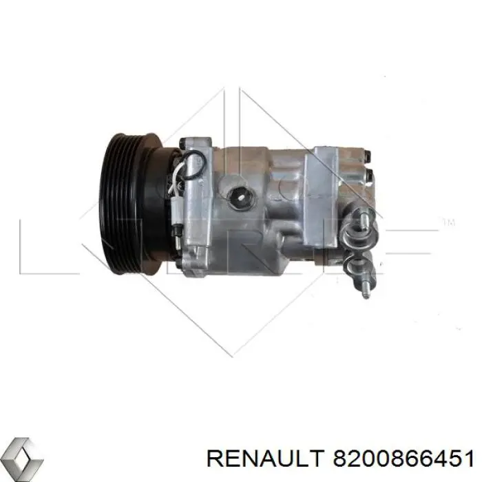 Компрессор системы кондиционирования Renault (RVI) 8200866451 цена, от 132.47 USD