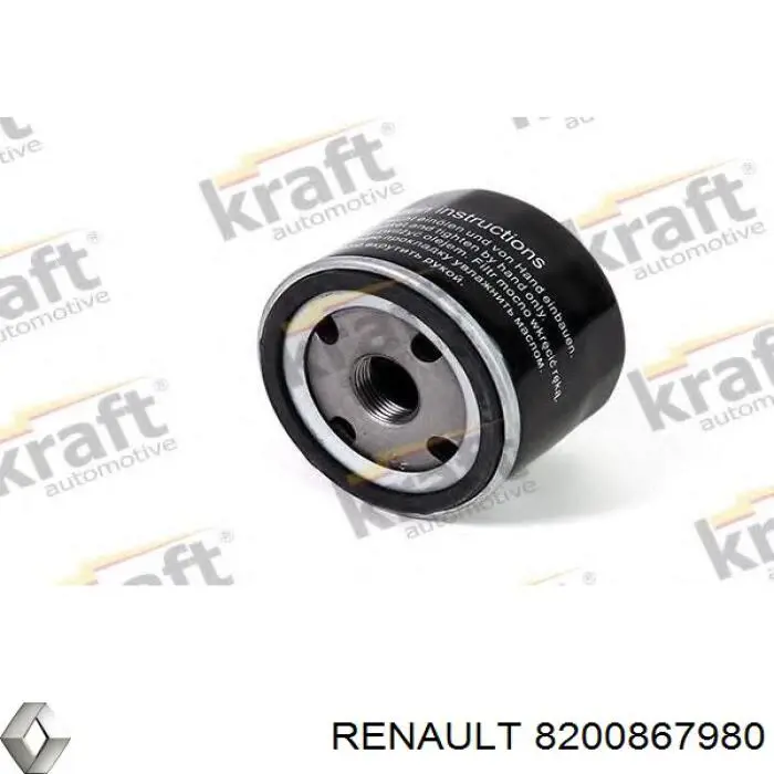 8200867980 Renault (RVI) масляный фильтр