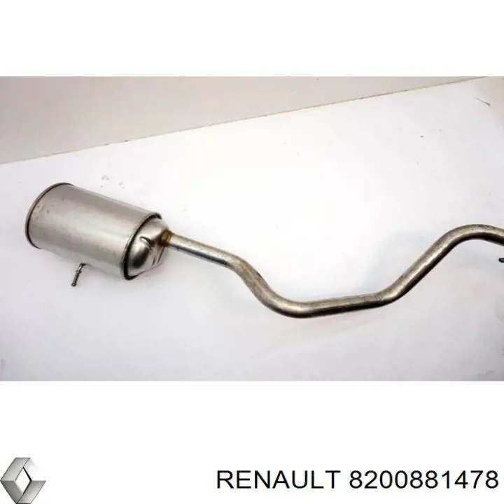 Купить 8200881478 Renault (RVI) Глушитель задний