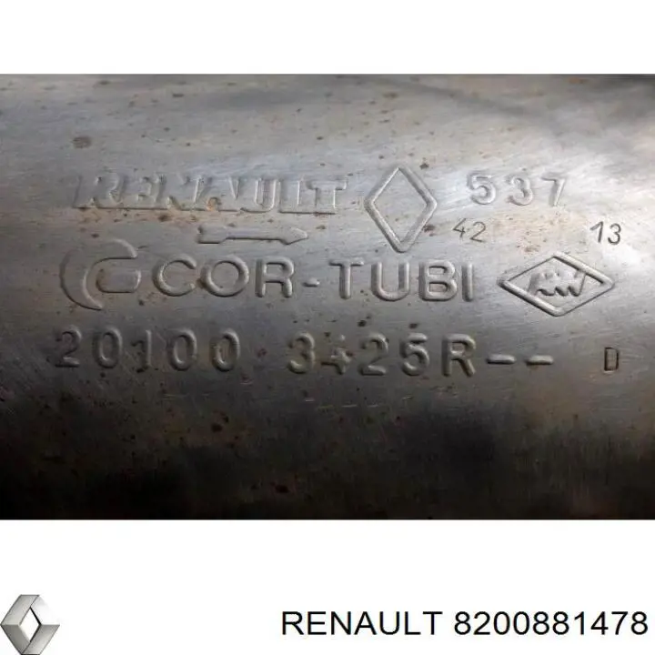 Выхлоп задний Renault (RVI) 8200881478 цена, от 22.52 USD