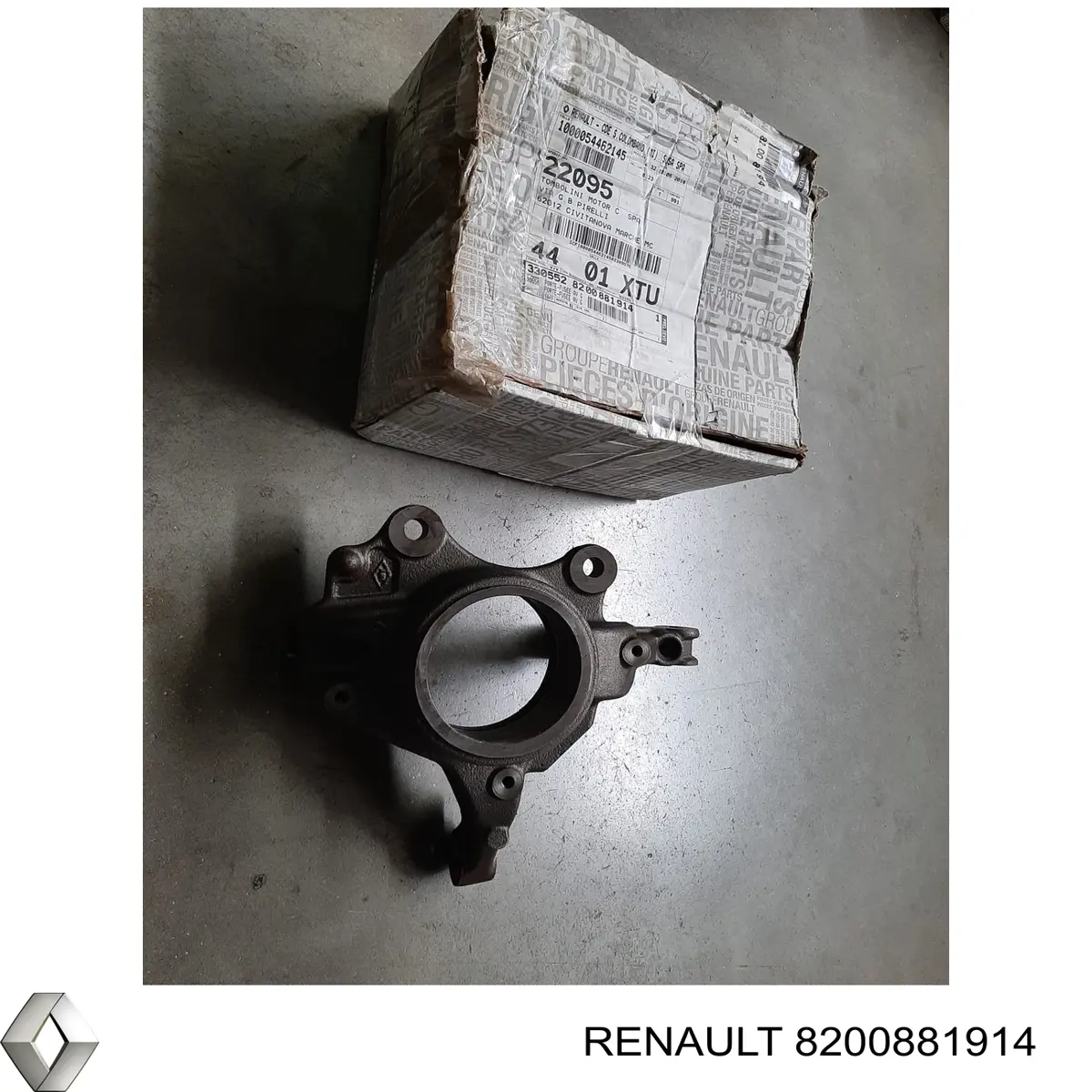 Цапфа (поворотный кулак) передний левый Renault (RVI) 8200881914 цена, от 162.24 USD