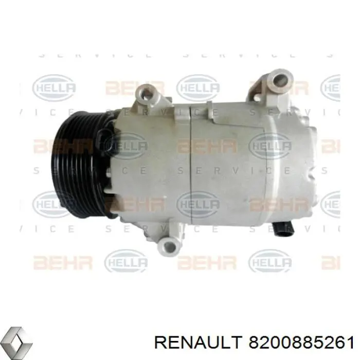 Купить 8200885261 Renault (RVI) Компрессор климатической установки