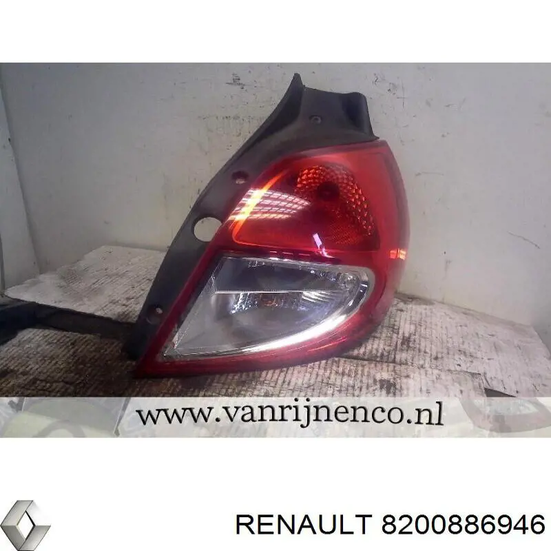 Фонарь задний правый Renault (RVI) 8200886946 цена, от 42.28 USD