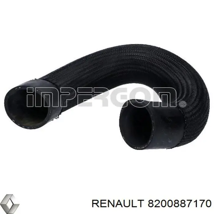 8200887170 Renault (RVI) mangueira (cano derivado esquerda de intercooler)