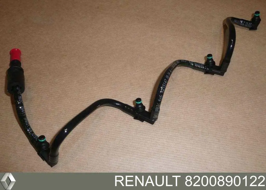 Трубка топливная, обратная от форсунок Renault (RVI) 8200890122