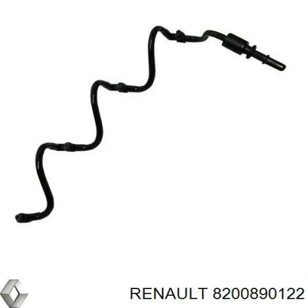 Обратная топливная трубка 8200890122 Renault (RVI)