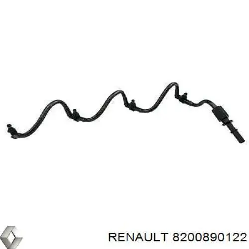 Обратная топливная трубка от форсунок Renault (RVI) 8200890122