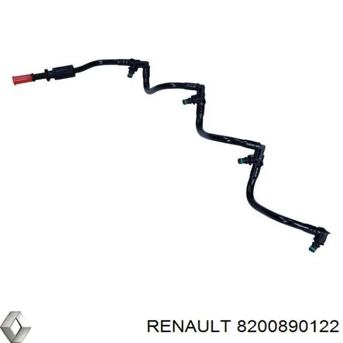 Трубка топливная, обратная от форсунок Renault (RVI) 8200890122 цена, от 34.21 USD