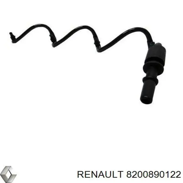 Купить 8200890122 Renault (RVI) Обратная топливная трубка