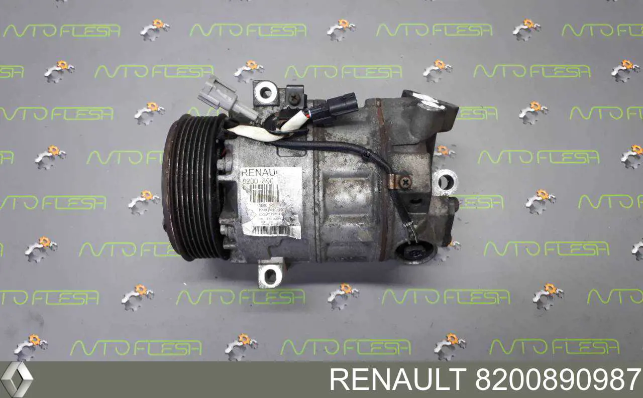8200890987 Renault (RVI) compressor de aparelho de ar condicionado