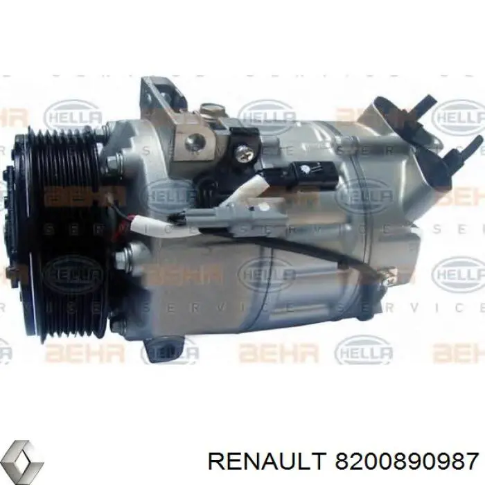 Купить 8200890987 Renault (RVI) Компрессор климатической установки