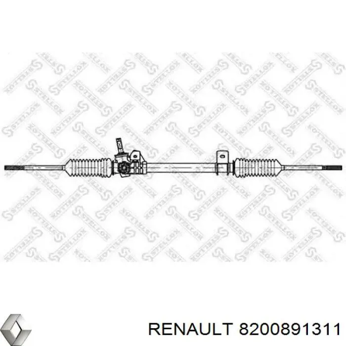 8200891311 Renault (RVI) рулевая рейка