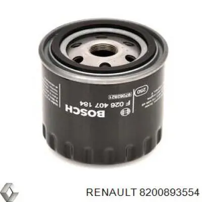 8200893554 Renault (RVI) масляный фильтр