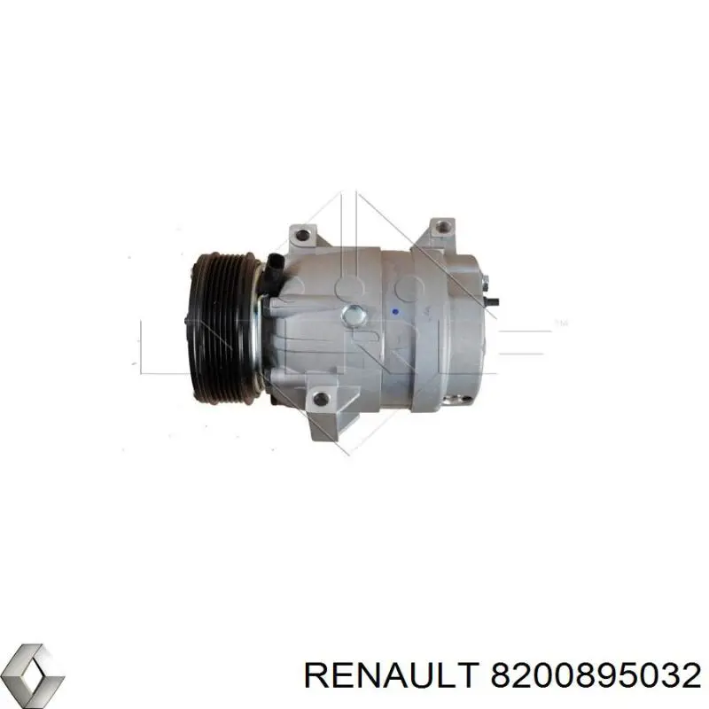 Компрессор системы кондиционирования Renault (RVI) 8200895032 цена, от 177.56 USD