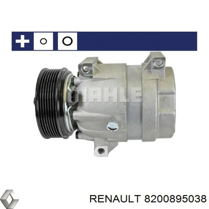Купить 8200895038 Renault (RVI) Компрессор климатической установки