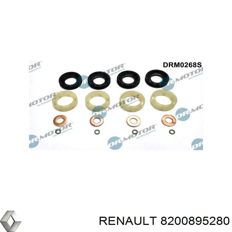 Уплотнитель форсунок Renault (RVI) 8200895280 цена, от 1.81 USD