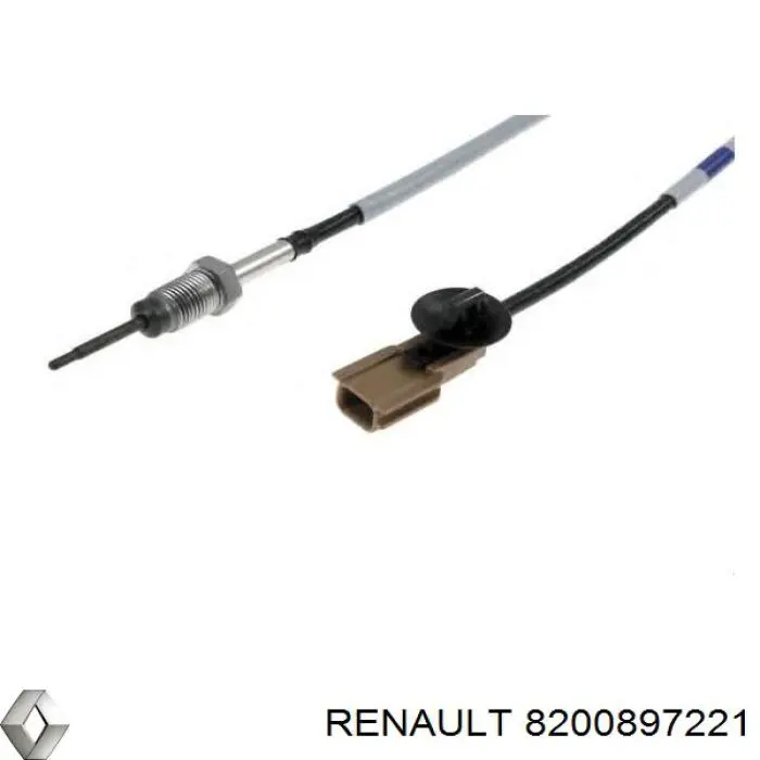 Купить 8200897221 Renault (RVI) Датчик температуры отработавших газов (ОГ), перед турбиной