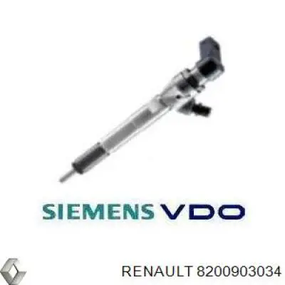 8200903034 RENAULT Inyector original y equivalente