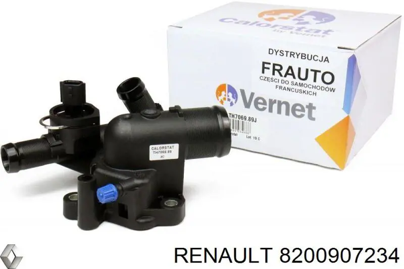 Кожух термостата Renault (RVI) 8200907234 цена, от 51.47 USD