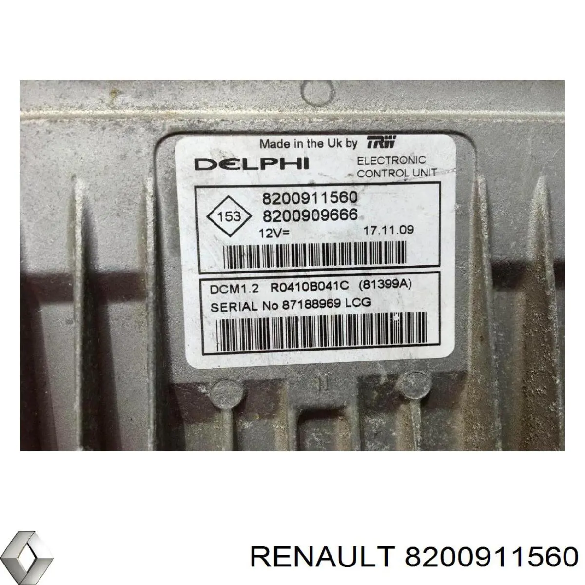 Купить 8200911560 Renault (RVI) Электронный блок управления двигателем