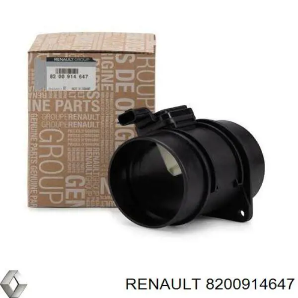 Sensor De Flujo De Aire/Medidor De Flujo (Flujo de Aire Masibo) 8200914647 Renault (RVI)