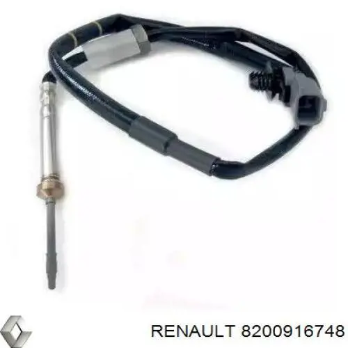 Датчик температуры отработавших газов (ОГ), в катализаторе Renault (RVI) 8200916748