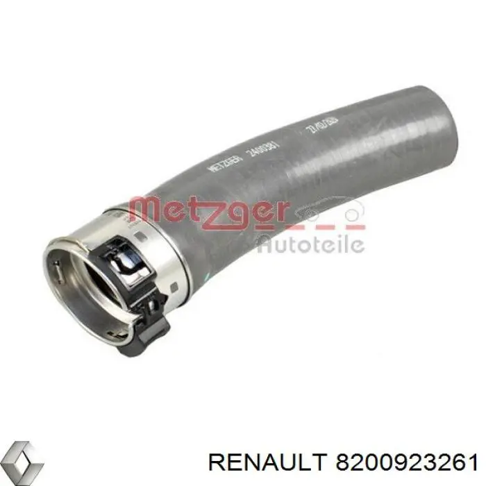 Шланг (патрубок) интеркуллера Renault (RVI) 8200923261