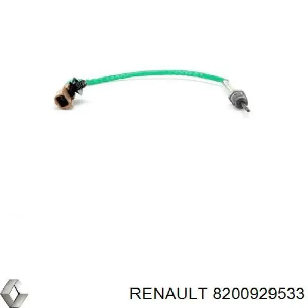 Sensor de temperatura, gas de escape, antes de turbina 8200929533 Renault (RVI)