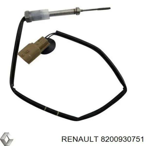Купить 8200930751 Renault (RVI) Датчик температуры отработавших газов (ОГ), перед турбиной