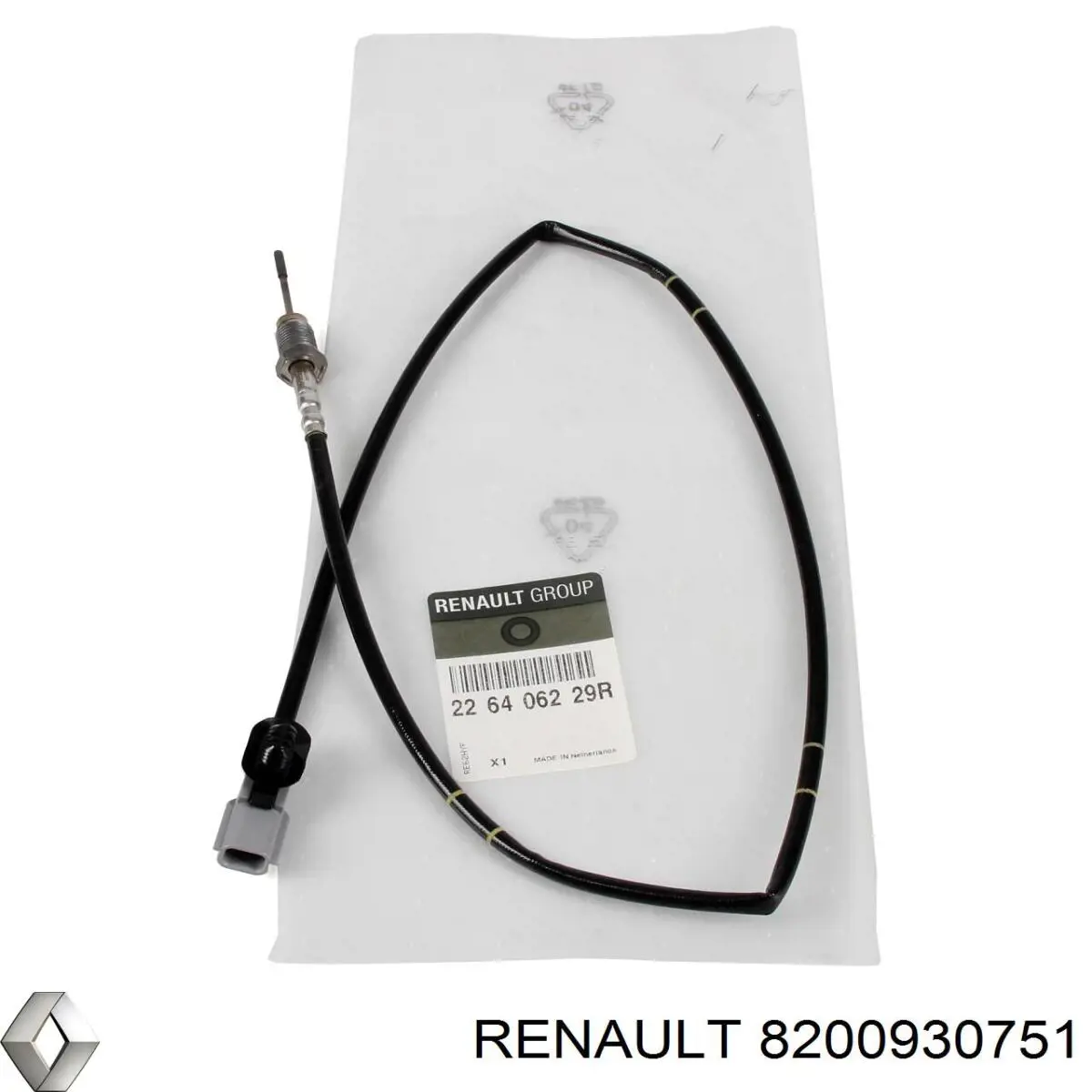 8200930751 Renault (RVI) Датчик температуры отработавших газов (ОГ), перед турбиной
