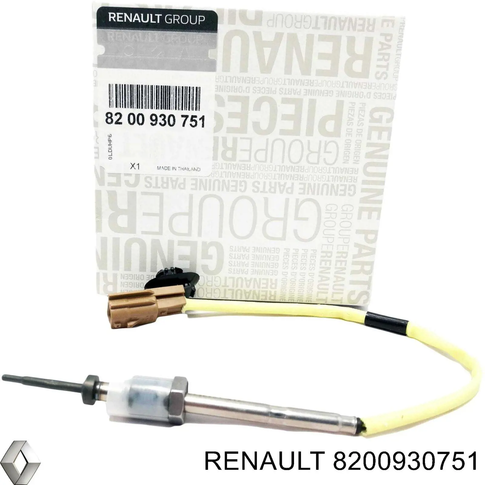 Датчик температуры отработавших газов (ОГ), перед турбиной 8200930751 Renault (RVI)