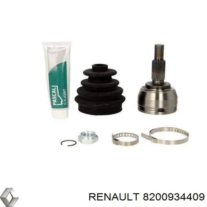 Правая полуось 8200934409 Renault (RVI)