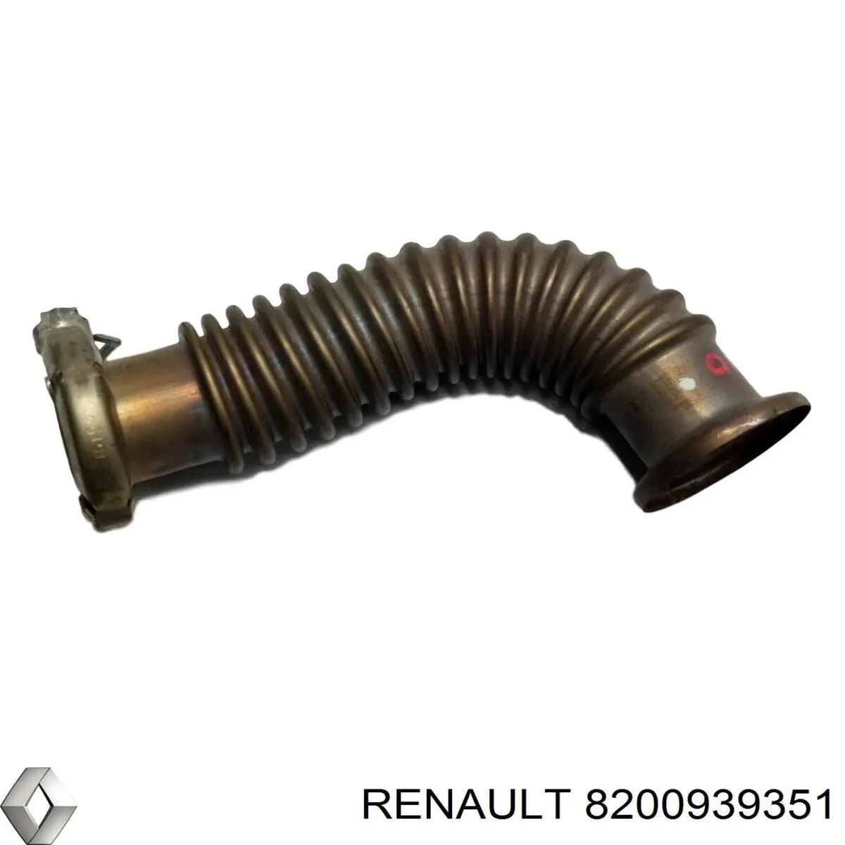 Патрубок системы рециркуляции отработавших газов EGR на Renault Scenic III 