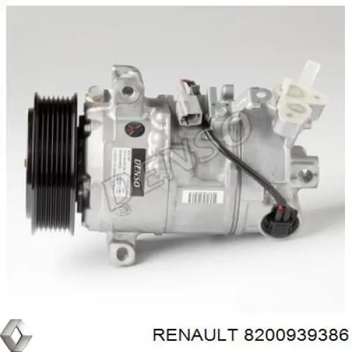 Compressor de aparelho de ar condicionado 8200939386 Renault (RVI)