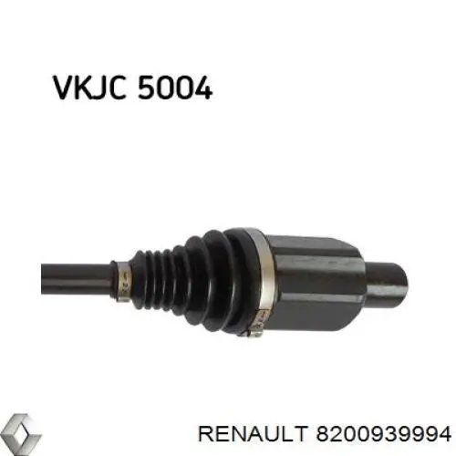 Правая полуось 8200939994 Renault (RVI)