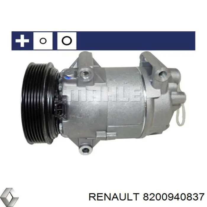 Компрессор системы кондиционирования Renault (RVI) 8200940837 цена, от 95.02 USD
