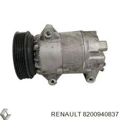 Компрессор системы кондиционирования Renault (RVI) 8200940837 цена, от 95.02 USD
