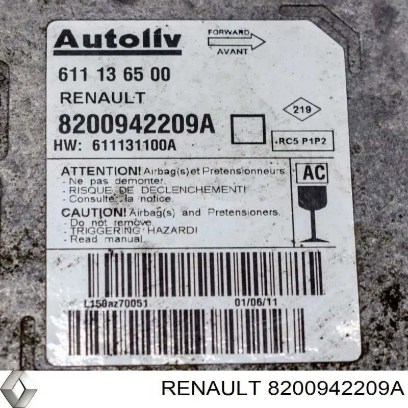 Купить 8200942209A Renault (RVI) 