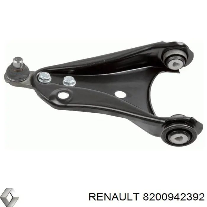 Левый рычаг передней нижней подвески Renault (RVI) 8200942392 цена, от 48.69 USD