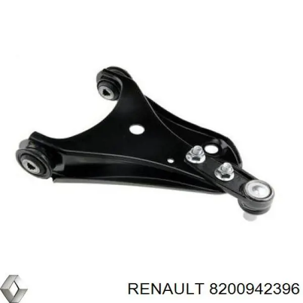 8200942396 Renault (RVI) braço oscilante inferior direito de suspensão dianteira