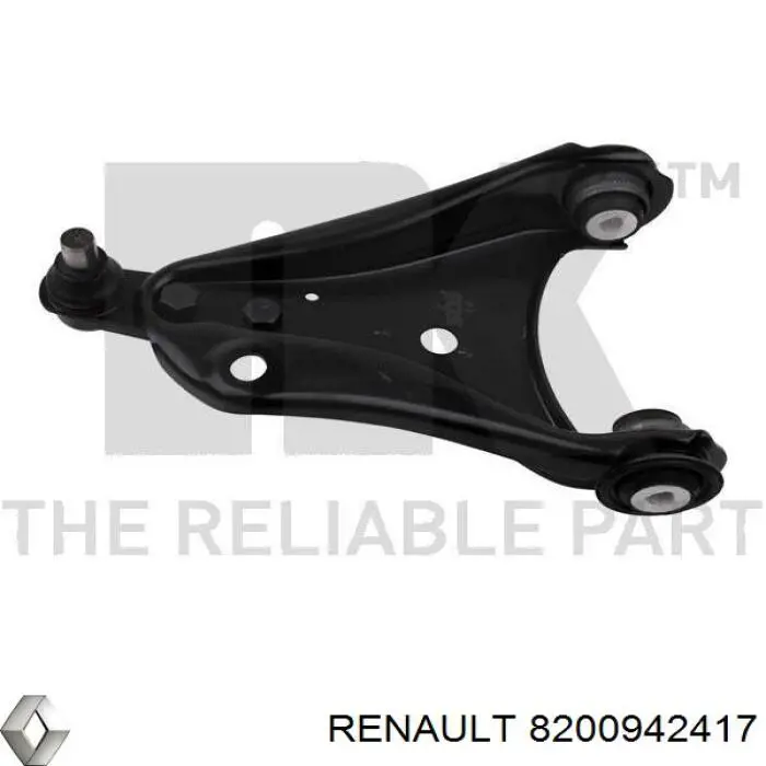 Левый рычаг передней нижней подвески Renault (RVI) 8200942417 цена, от 31.71 USD