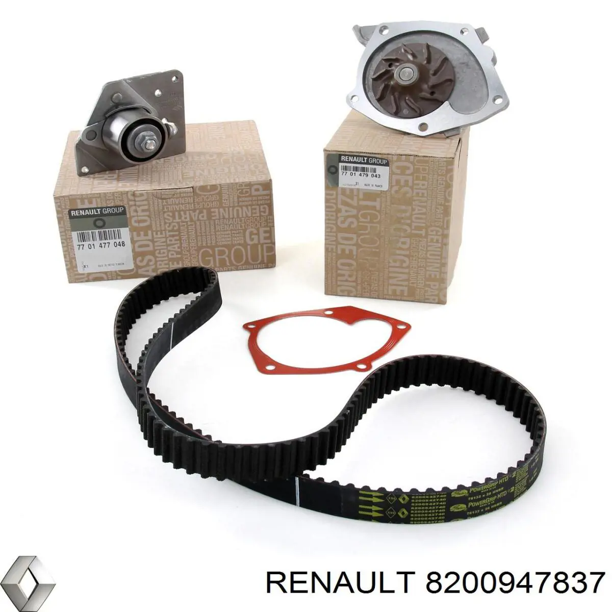 Паразитный ролик приводного ремня Renault (RVI) 8200947837 цена, от 10.01 USD