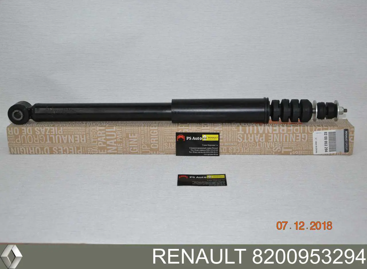 Амортизатор задний 8200953294 Renault (RVI)