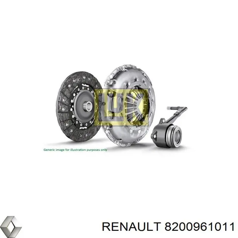 8200961011 Renault (RVI) диск сцепления