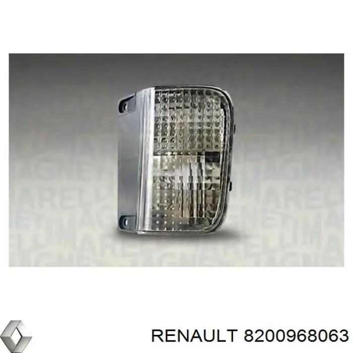 8200968063 Renault (RVI) lanterna direita de marcha à ré