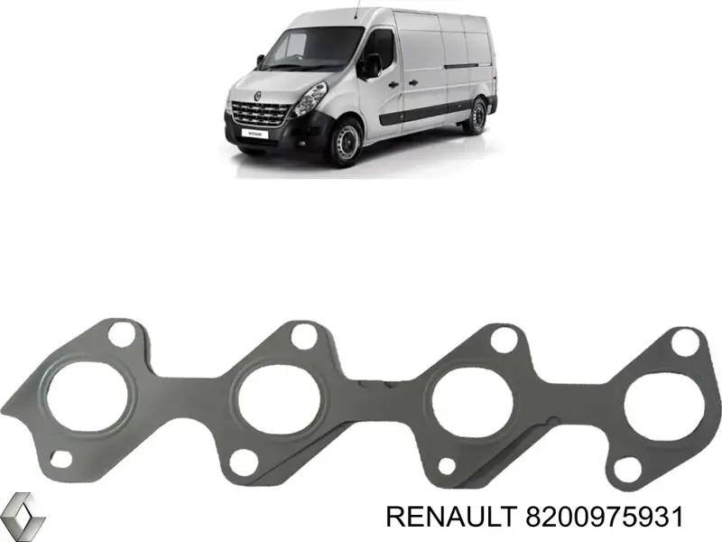 8200975931 Renault (RVI) Прокладка коллектора выпуск