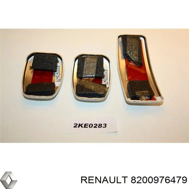 Накладки педалей, комплект 8200976479 Renault (RVI)