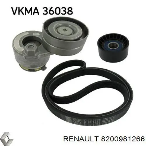 Купить 8200981266 Renault (RVI) Паразитный ролик