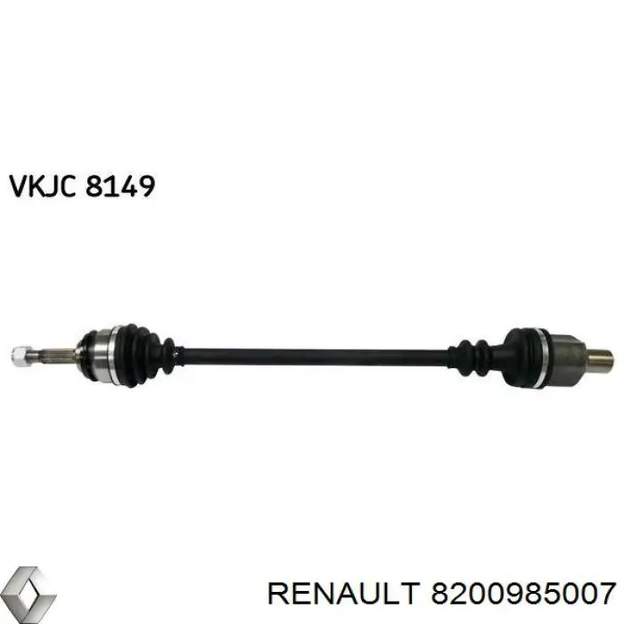 Привод передний правый Renault (RVI) 8200985007 цена, от 50.73 USD